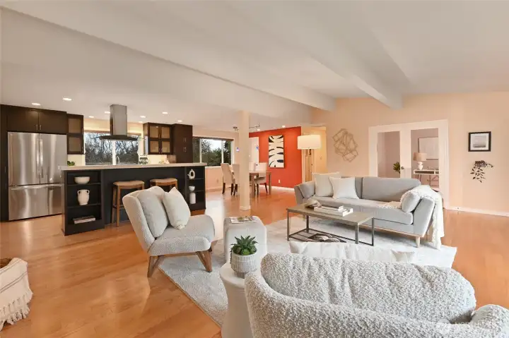 Great Room - Kitchen - Dining