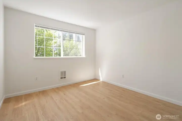 Third bedroom’s the charm! The third bedroom offers the flexibility for a home office, craft room or guest space.