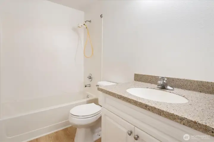 The full bathroom is as convenient as it is thoughtful.