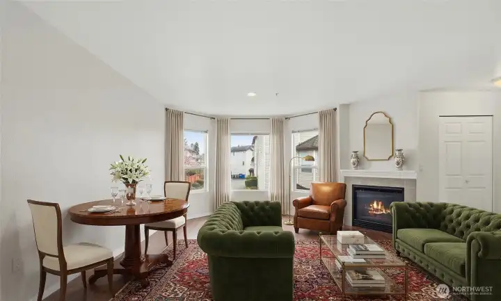 Virtually staged Living!