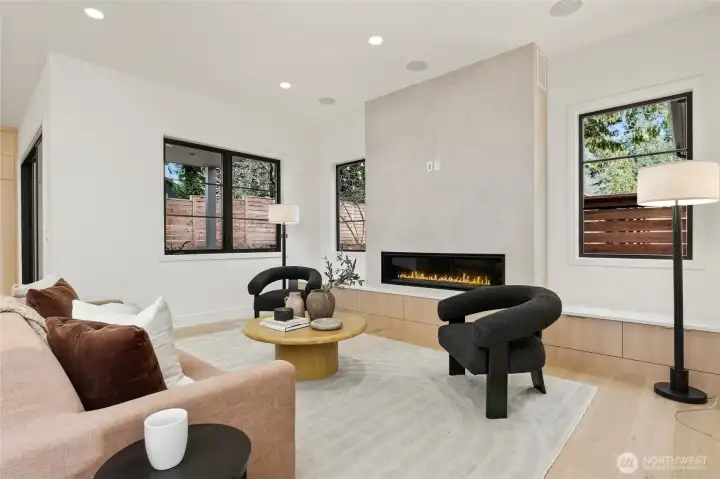 Custom, Oversized Windows throughout offer Plenty of Natural Light