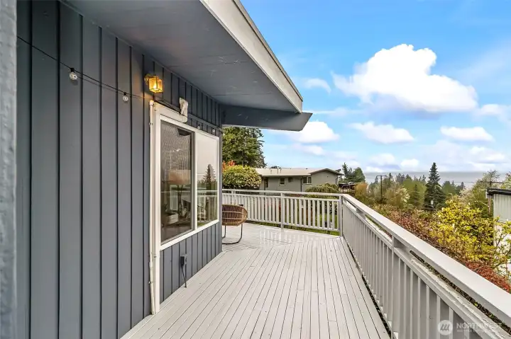 This Wraparound Deck Extends Your Living Space And Connects Effortlessly To The Dining Area.