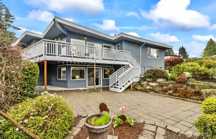 Beautiful Landscaping Surrounding The Patio.
