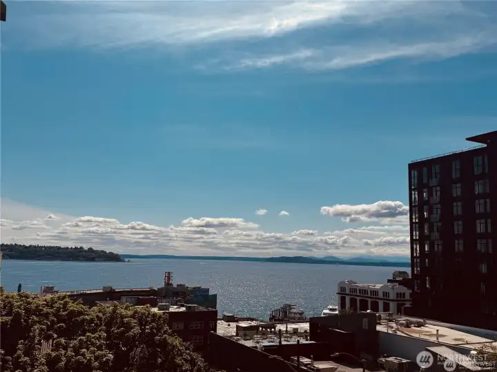 Water view from the unit