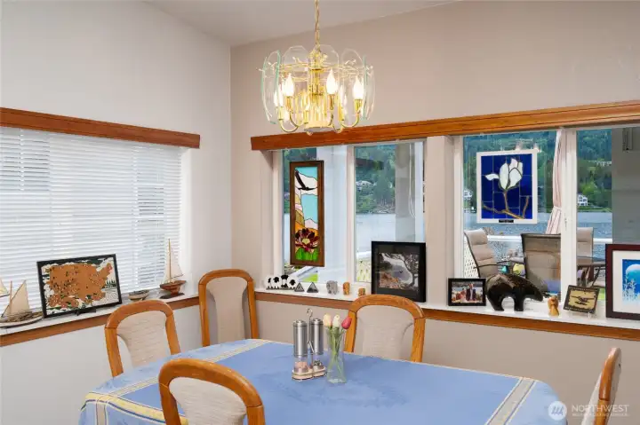 Lake View while you are enjoying dinner all year long!