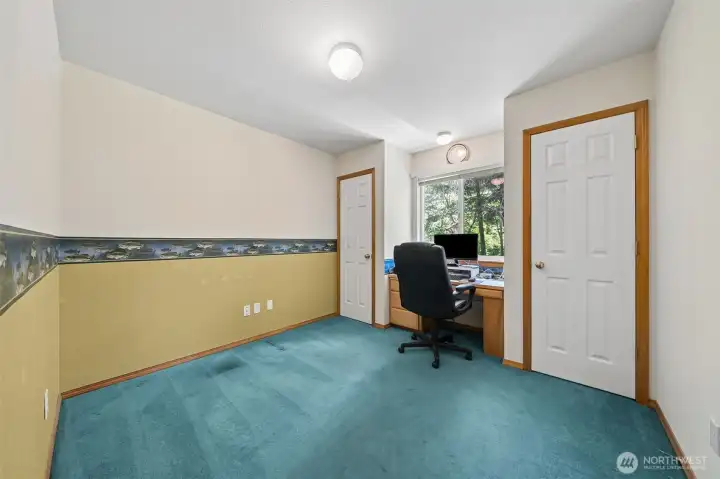 Bedroom #2 w/ample closet space.