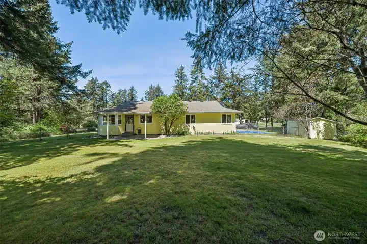 Room to run - fully fenced back yard.