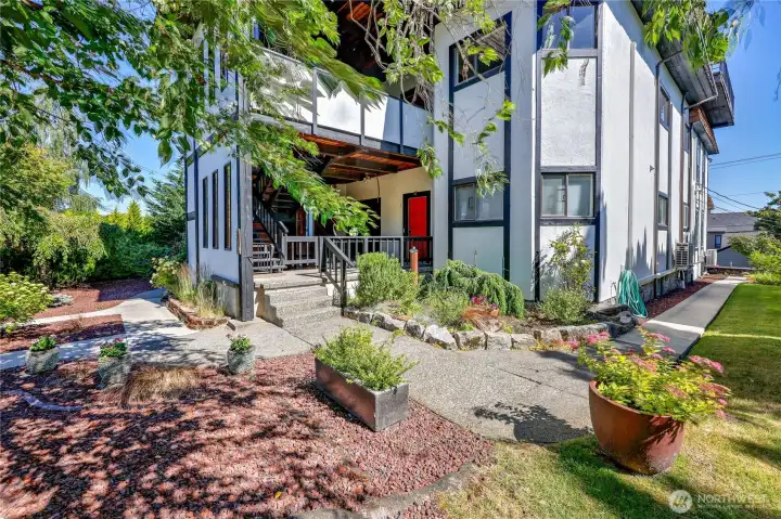 Welcome to the inviting entry of your charming second-floor condominium.