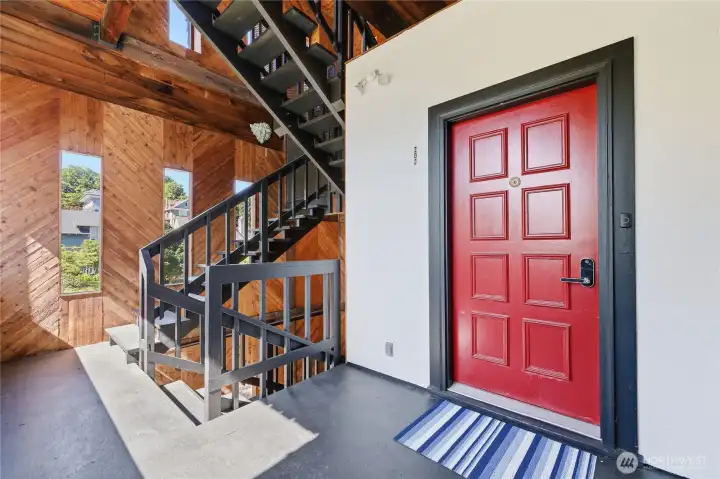 Filled with charm right at the front door.