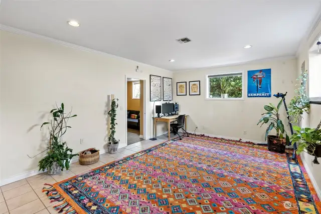 Spacious Family Room (Basement)