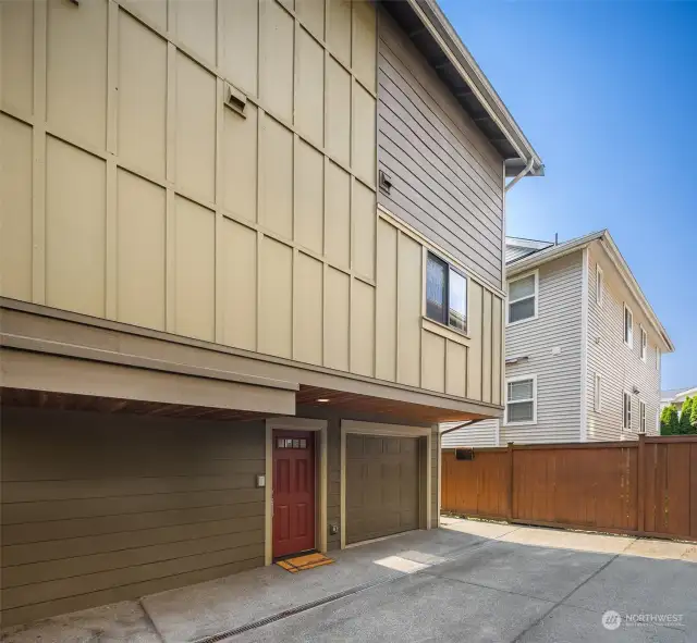 Garage and entry