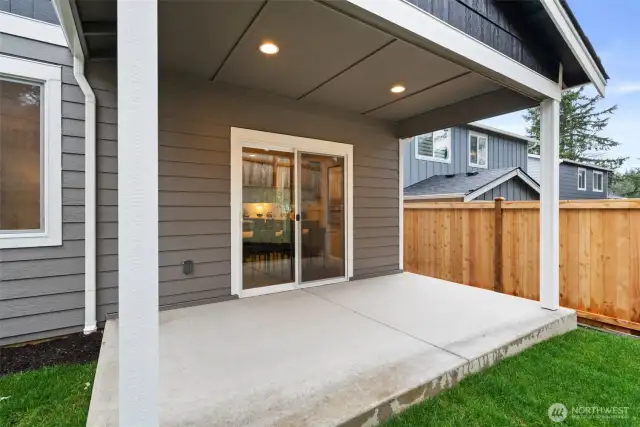 Covered Back Patio