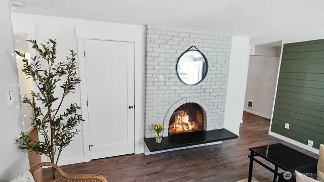 Wood Fireplace for those cold cozy nights