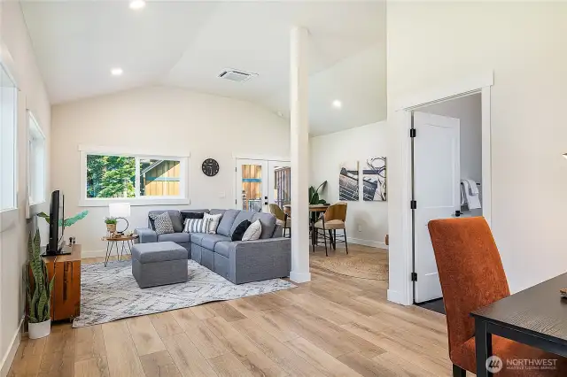 A private mini-split system in the bonus room offers efficient heating and cooling—ideal for guests, work, or relaxation