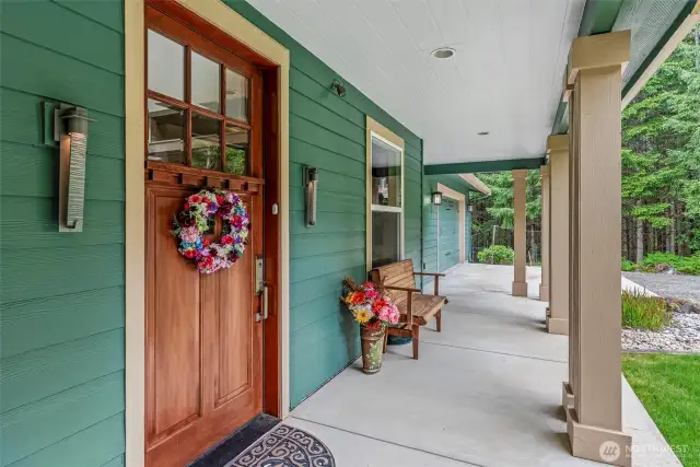 Wonderful covered patio