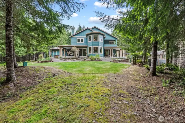 Back of the home