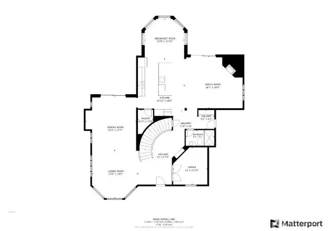 Floor plan downstairs