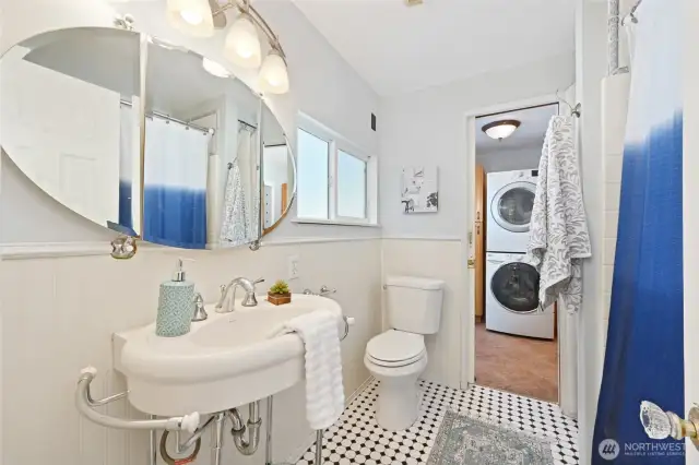 with a full bathroom off the sunroom