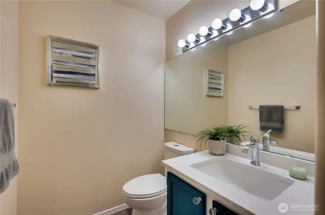 Main floor powder room