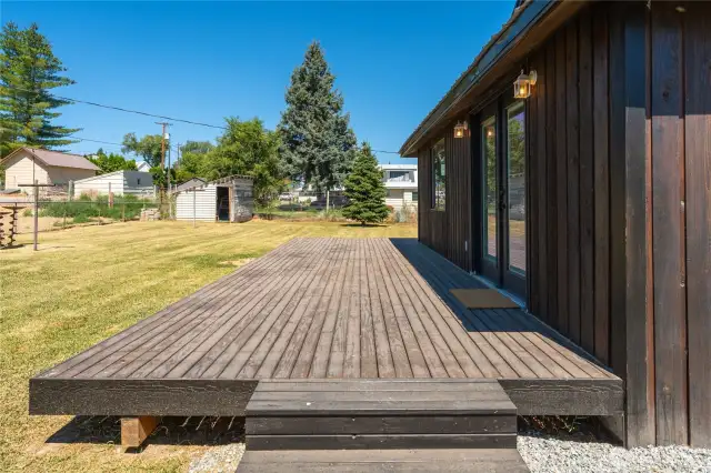 Back deck
