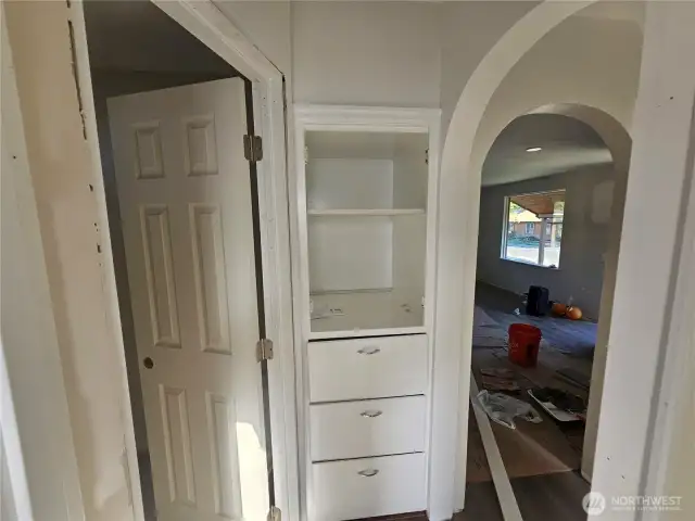 Built IN Main Hallway