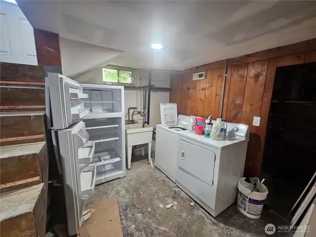 Laundry in Basement