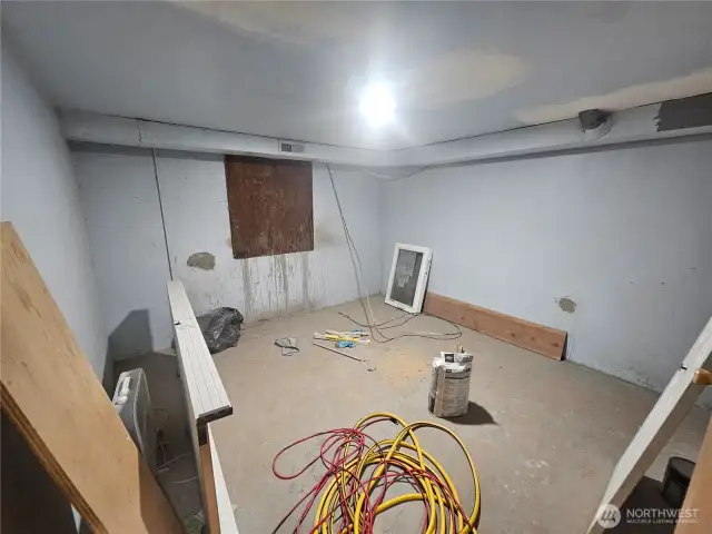 Future Bedroom 1 basement