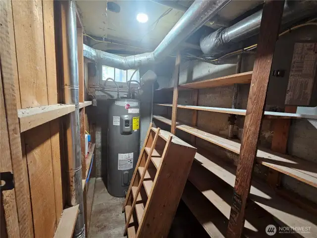 Water Heater Storage Area