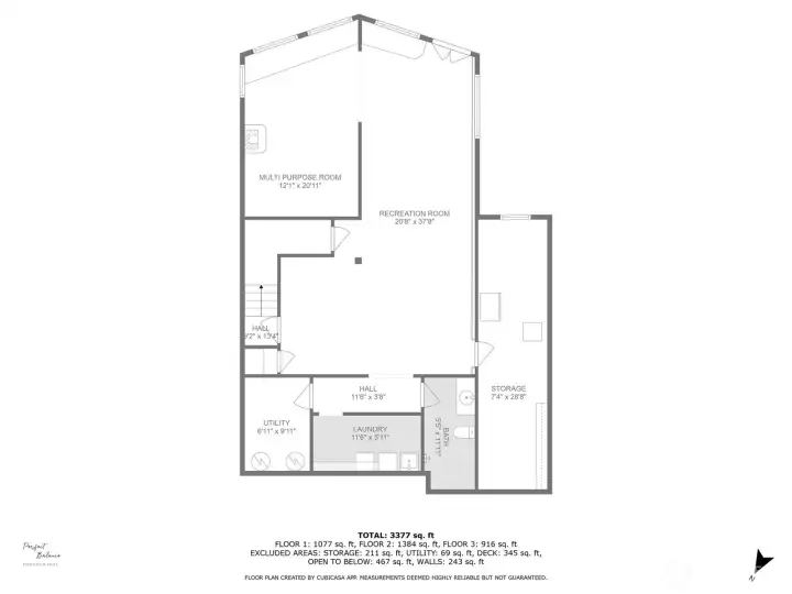 Lower Floor layout