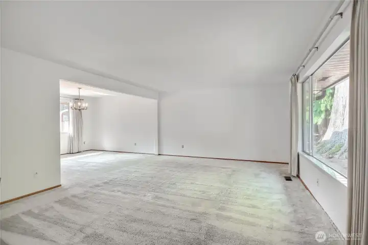 Living Room with Huge Picture window