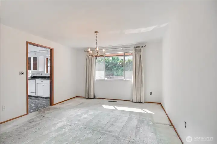 Dining Area right off Kitchen