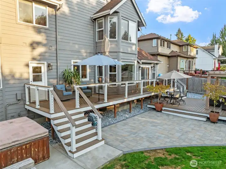 New composite decking.