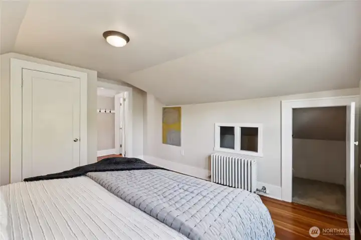 Former side attic space finished into a play area in bedroom #3