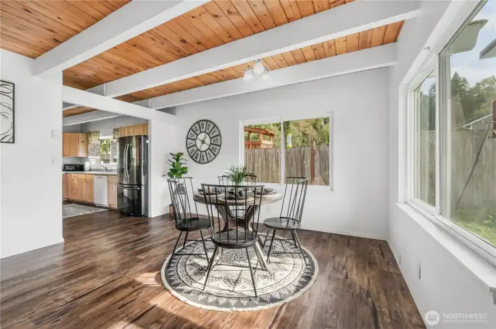 Formal dining off kitchen