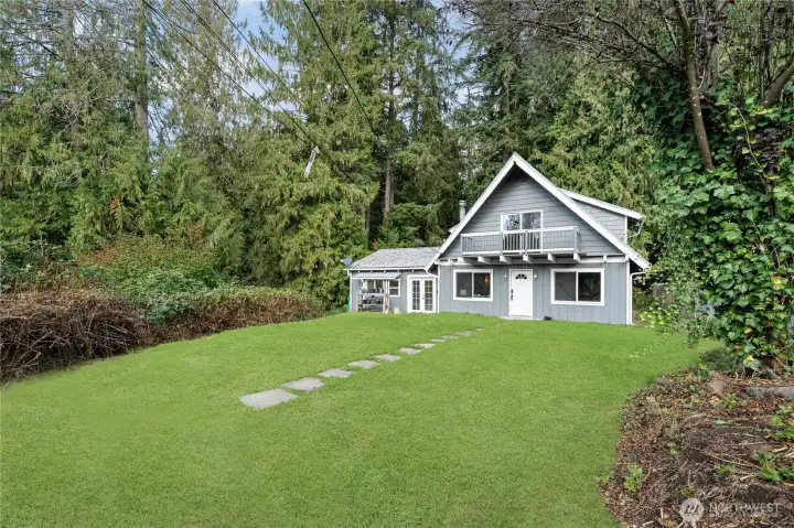 This private lot provides a beautiful space for this adorable cabin in the heart of Granite Falls