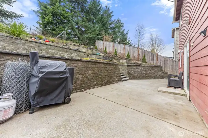 Room for grills and furniture!