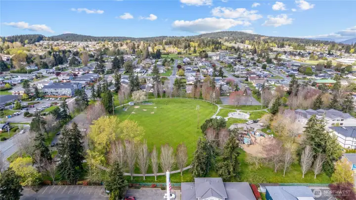 Enjoy endless walks from your front door, including around neighboring Storvik Park.