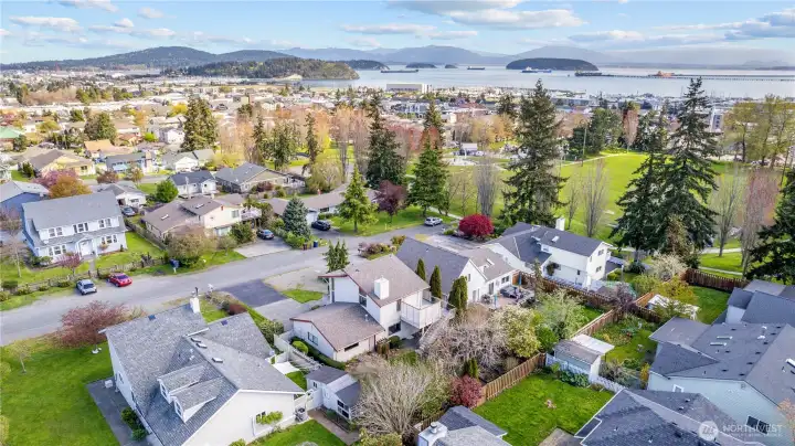 Enjoy quintessential  Anacortes in this established and charming neighborhood.