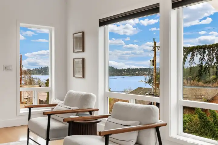 Great views from living room.