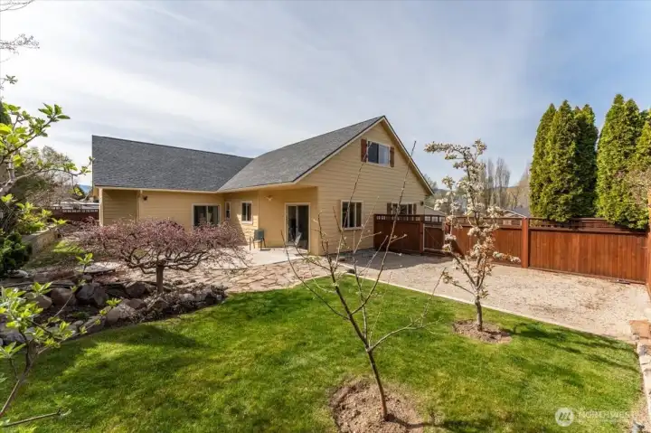 From corner of backyard