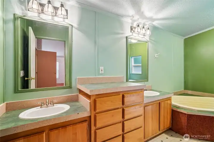 Attached bathroom