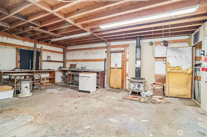 Shop room through the doorway