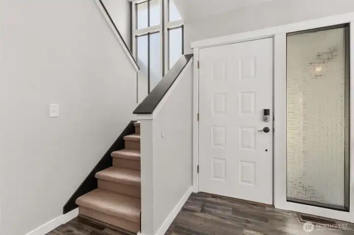 Entry and stairs