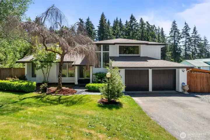 Front entry is gated entry with fully fenced yard