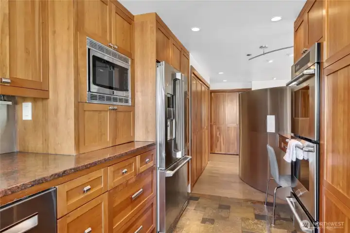 Views towards entry from kitchen.