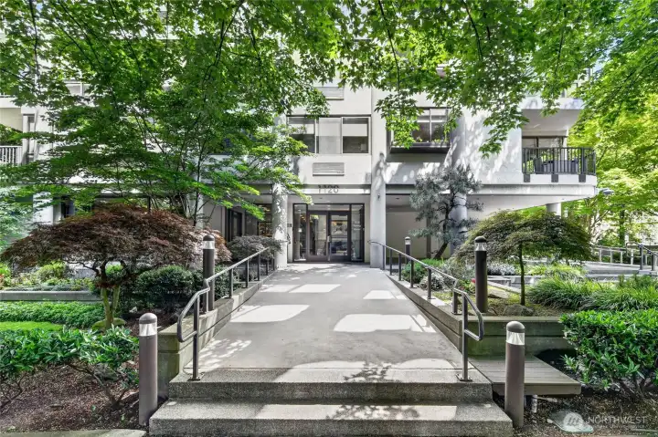 Front entry.