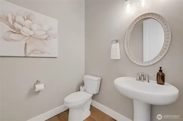 Main Floor Guest Bathroom.