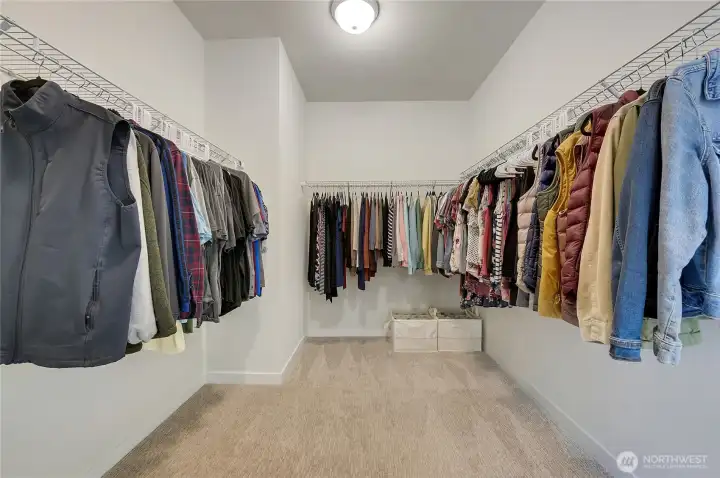 Primary Suite Closet.