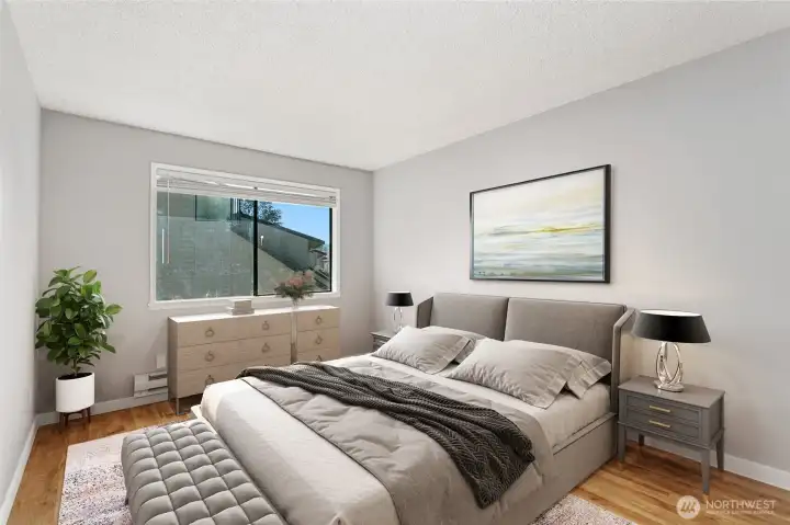 Primary bed staged
