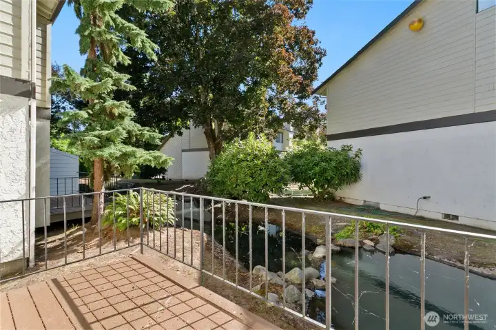 Back patio